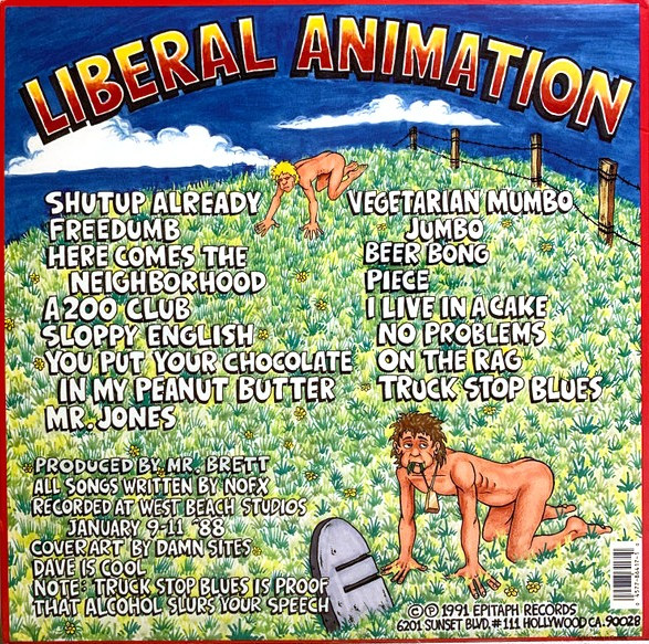NOFX - Liberal Animation | Epitaph (E 86417-1) - 2