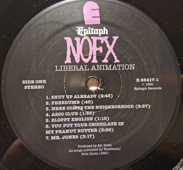 NOFX - Liberal Animation | Epitaph (E 86417-1) - 3