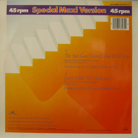Level 42 - The Sun Goes Down (Living It Up) | Polydor (813 797-1) - 2