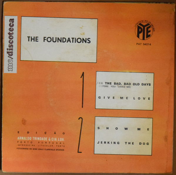 The Foundations - In The Bad, Bad Old Days | Pye Records (PAT 54014)