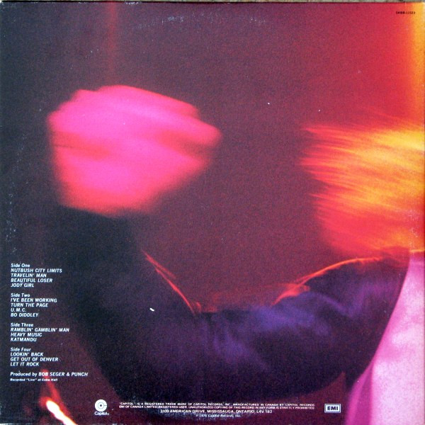 Bob Seger And The Silver Bullet Band - Live Bullet | Capitol Records (SKBB-11523) - 3 Bob Seger And The Silver Bullet Band - Live Bullet | Capitol Records (SKBB-11523) - 3
