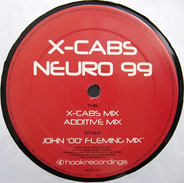 X-Cabs - Neuro 99 | Hook Recordings (HK045) - 3 X-Cabs - Neuro 99 | Hook Recordings (HK045) - 3