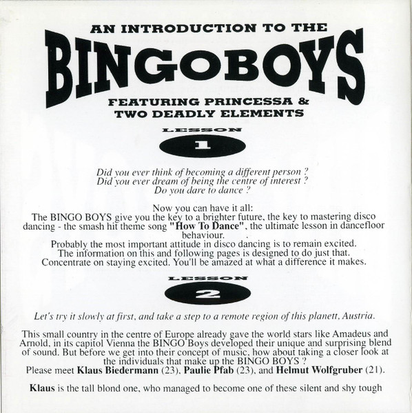 Bingoboys Featuring: Princessa & Two Deadly Elements - The Best Of Bingoboys | Atlantic (7567-82240-2) - 4