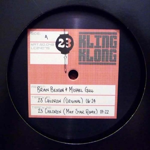 Brian Benson & Michael Gull - 23 Children | Kling Klong (KLING 048) - main