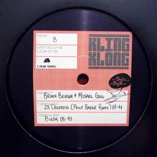 Brian Benson & Michael Gull - 23 Children | Kling Klong (KLING 048) - 2