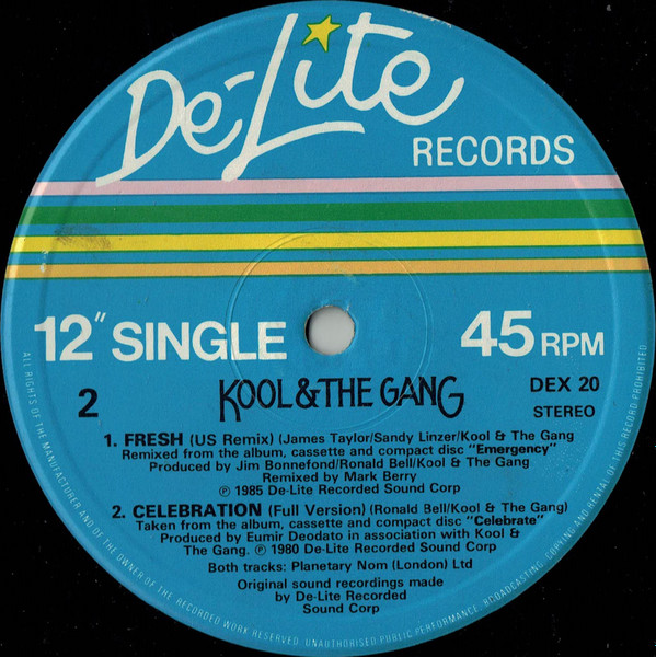 Kool & The Gang - Cherish | De-Lite Records (DEX 20) - 3