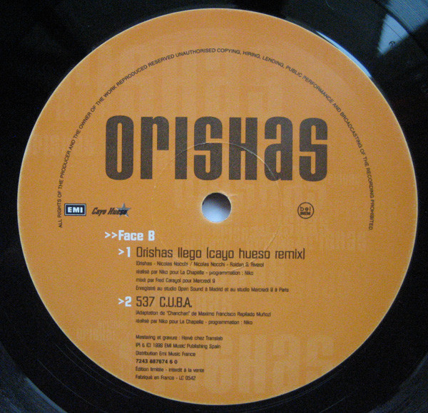 Orishas - Orishas Llego | EMI (7243 887674 6 0) - 3