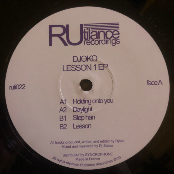 DJOKO - Lesson 1 EP | Rutilance Recordings (ruti022)