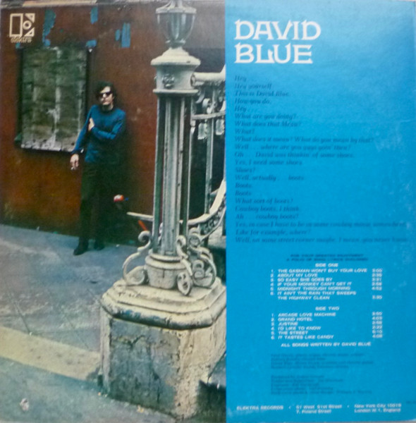 David Blue - David Blue | Elektra (EKL-4003) - 2 David Blue - David Blue | Elektra (EKL-4003) - 2