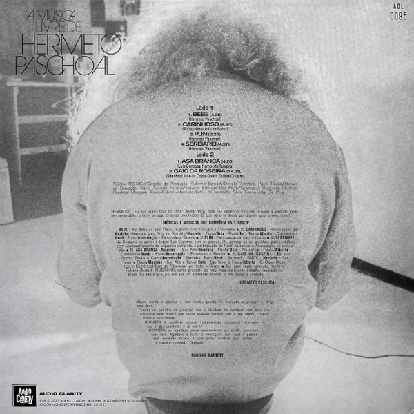 Hermeto Pascoal - A Música Livre De Hermeto Paschoal | Audio Clarity (ACL0095LP) - 2 Hermeto Pascoal - A Música Livre De Hermeto Paschoal | Audio Clarity (ACL0095LP) - 2