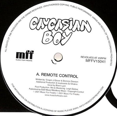 Caucasian Boy - Remote Control EP | Music For Freaks (MFFV15041) - 3 Caucasian Boy - Remote Control EP | Music For Freaks (MFFV15041) - 3