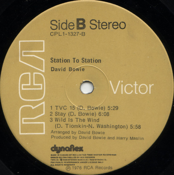 David Bowie - Station To Station | RCA (CPL1-1327) - 4