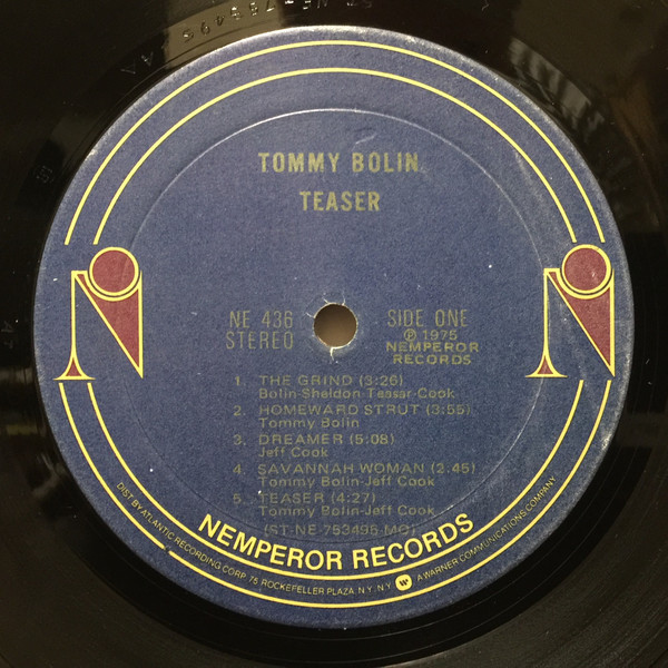 Tommy Bolin - Teaser | Nemperor Records (NE 436) - 4