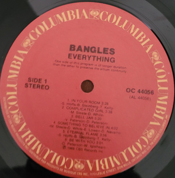 Bangles - Everything | Columbia (OC 44056) - 3 Bangles - Everything | Columbia (OC 44056) - 3