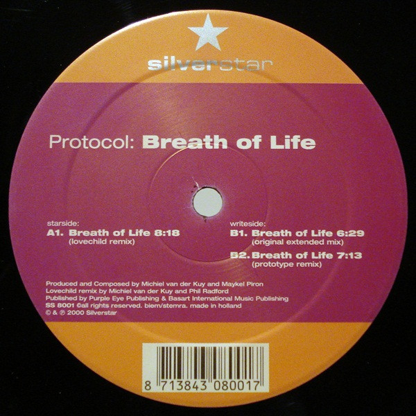 Protocol - Breath Of Life | Silverstar (SS 8001) - main