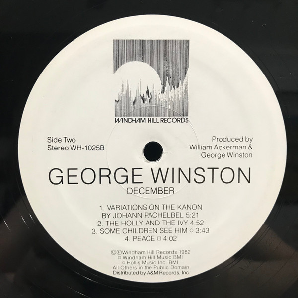 George Winston - December | Windham Hill Records (WH-1025) - 4 George Winston - December | Windham Hill Records (WH-1025) - 4