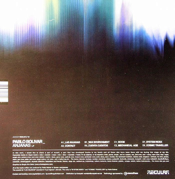 Pablo Bolivar - Anjanas | Regular (REGULAR LP 03) - 2
