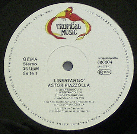 Astor Piazzolla - Libertango | Tropical Music (680004) - 3 Astor Piazzolla - Libertango | Tropical Music (680004) - 3