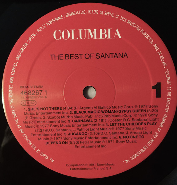 Santana - The Best Of Santana | Sony Music Special Marketing (COL 468267 1) - 3 Santana - The Best Of Santana | Sony Music Special Marketing (COL 468267 1) - 3