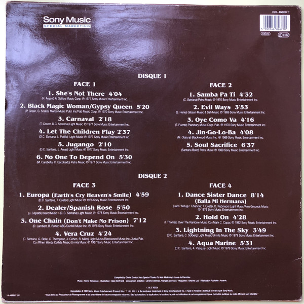 Santana - The Best Of Santana | Sony Music Special Marketing (COL 468267 1) - 2 Santana - The Best Of Santana | Sony Music Special Marketing (COL 468267 1) - 2