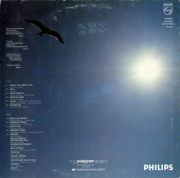 Gal Costa - Minha Voz | Philips (6328 523) - 2