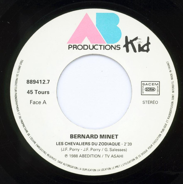 Bernard Minet - Les Chevaliers Du Zodiaque | AB Productions (889412 7) - 3