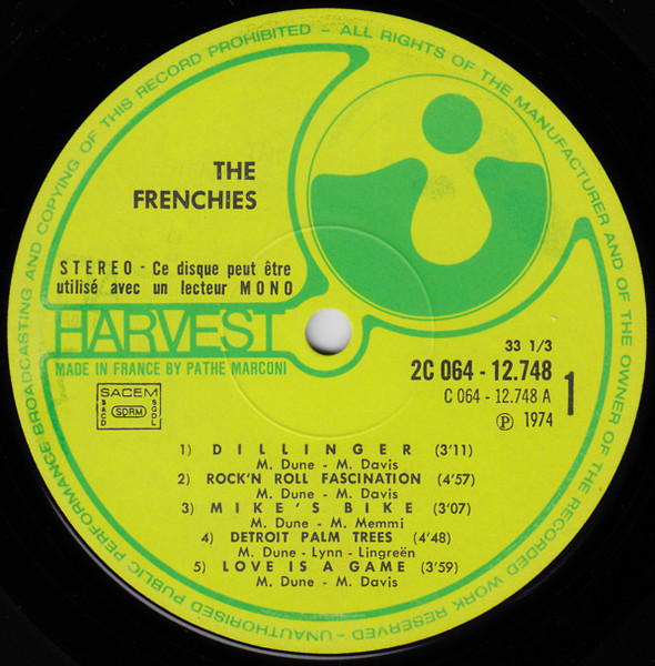 The Frenchies - Lola-Cola | Harvest (2 C 064-12748) - 3