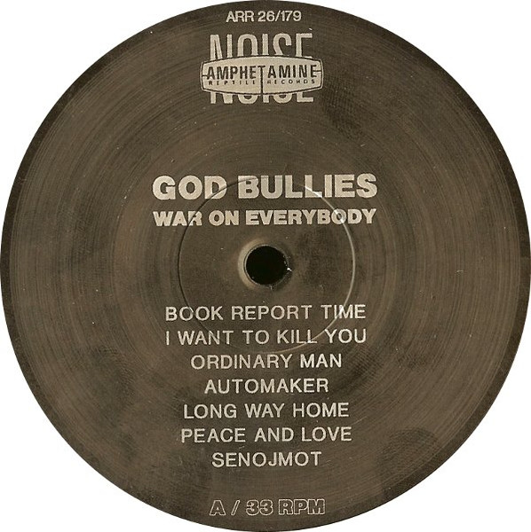 God Bullies - War On Everybody | Amphetamine Reptile Records (ARR 26/179) - 3