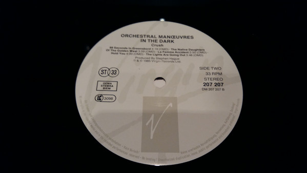 Orchestral Manoeuvres In The Dark - Crush | Virgin (207207-620) - 4