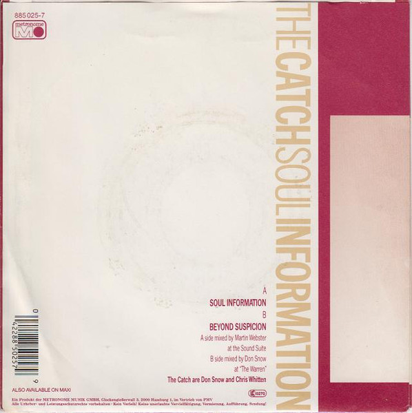 The Catch - Soul Information | Metronome (885 025-7) - 2