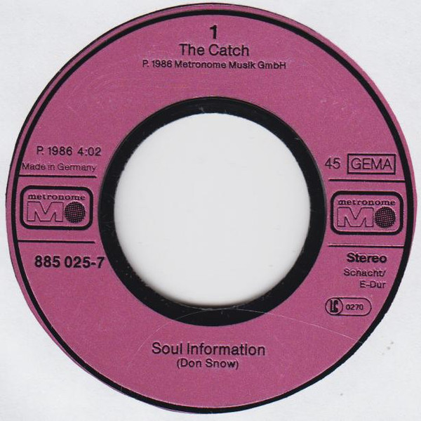 The Catch - Soul Information | Metronome (885 025-7) - 3