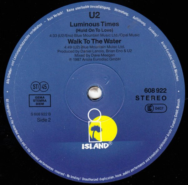 U2 - With Or Without You | Island Records (608 922) - 4 U2 - With Or Without You | Island Records (608 922) - 4