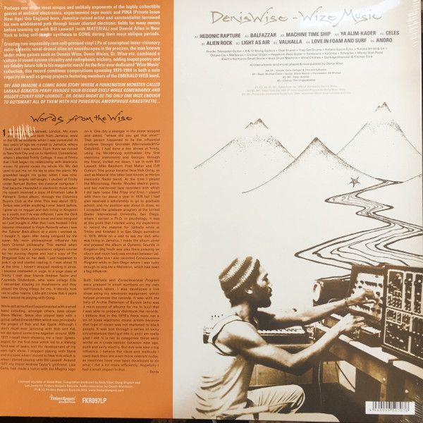 Dennis Weise - Wize Music | Finders Keepers Records (FKR097LP)