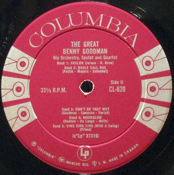 Benny Goodman - The Great Benny Goodman | Columbia (CL 820) - 4