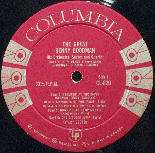 Benny Goodman - The Great Benny Goodman | Columbia (CL 820) - 3