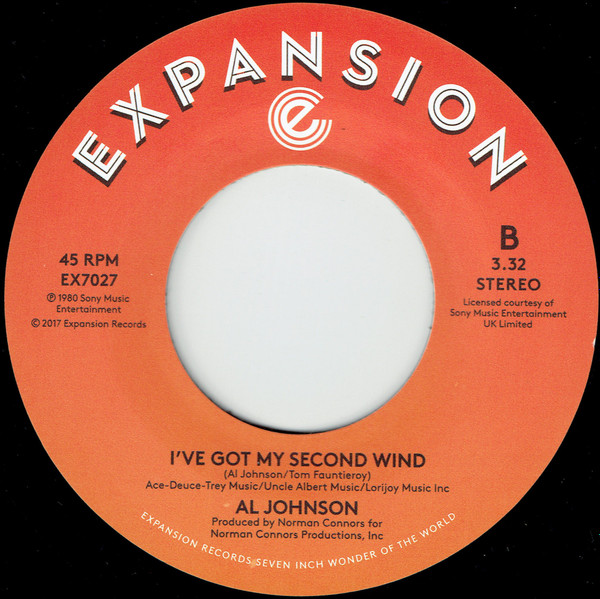 Al Johnson With Jean Carn / Al Johnson - I'm Back For More / I've Got My Second Wind | Expansion (EX7027) - 2 Al Johnson With Jean Carn / Al Johnson - I'm Back For More / I've Got My Second Wind | Expansion (EX7027) - 2