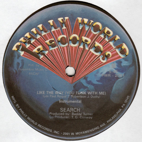 Search - Like The Way (You Funk With Me) | Philly World Records (PWR - 2001) - 2