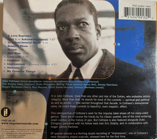 John Coltrane - The Very Best Of John Coltrane CD | Impulse! (549 913-2) - 2