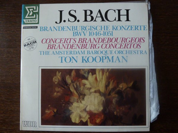 Johann Sebastian Bach , The Amsterdam Baroque Orchestra , Ton Koopman - Brandenburgische Konzerte BWV 1046-1051 | Erato (09 375134- 95) - main