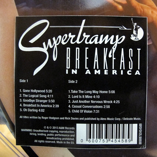 Supertramp - Breakfast In America | A&M Records (00600753454589) - 2