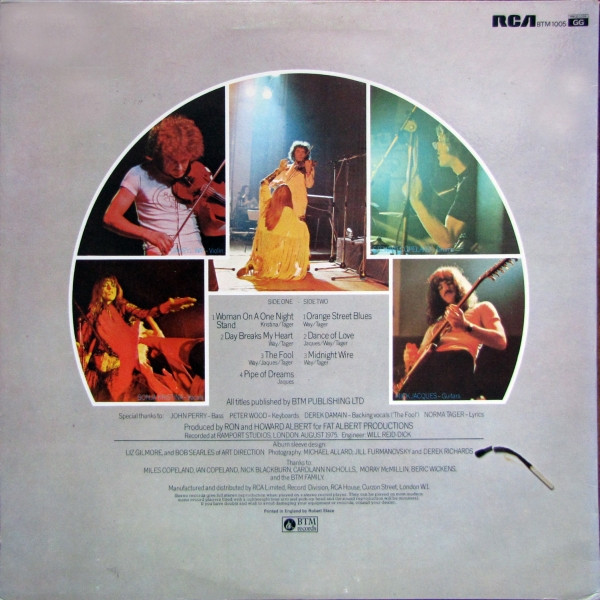 Curved Air - Midnight Wire | BTM Records (BTM 1005) - 2 Curved Air - Midnight Wire | BTM Records (BTM 1005) - 2