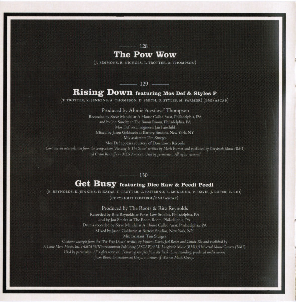 The Roots - Rising Down | Def Jam Recordings (0602517717084) - 4