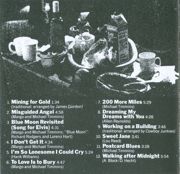 Cowboy Junkies - The Trinity Session | RCA (PD 88568) - 4