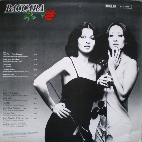 Baccara - Baccara | RCA (PL 28316) - 2 Baccara - Baccara | RCA (PL 28316) - 2