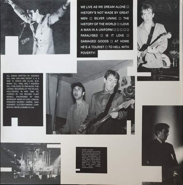 Gang Of Four - At The Palace | Mercury (MERL 51) - 4