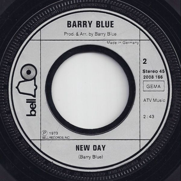 Barry Blue - Dancin' (On A Saturday Night) | Bell Records (2008 166) - 4