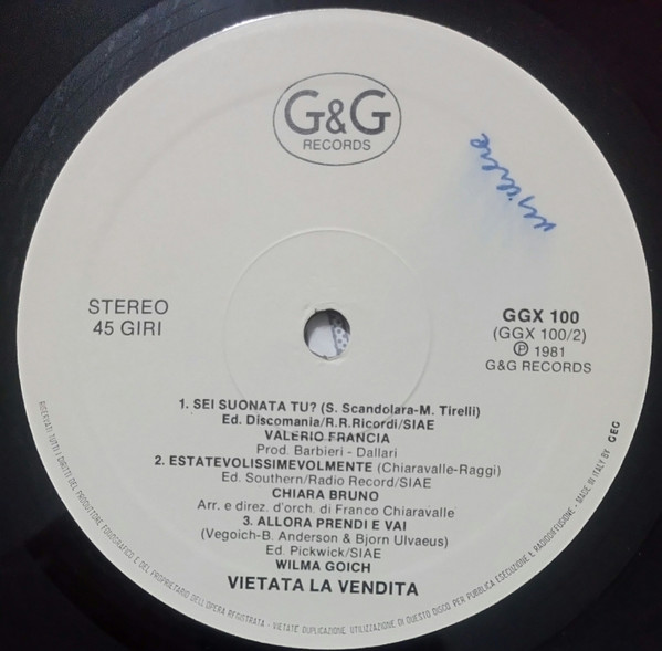 Various - Untitled | G & G Records (GGX 100) - 2 Various - Untitled | G & G Records (GGX 100) - 2