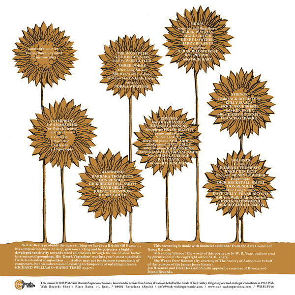 Neil Ardley - A Symphony Of Amaranths | Wah Wah Records (WBSLP016) - 2