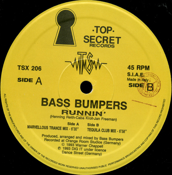Bass Bumpers - Runnin' | Top Secret Records (TSX 206) - 3 Bass Bumpers - Runnin' | Top Secret Records (TSX 206) - 3