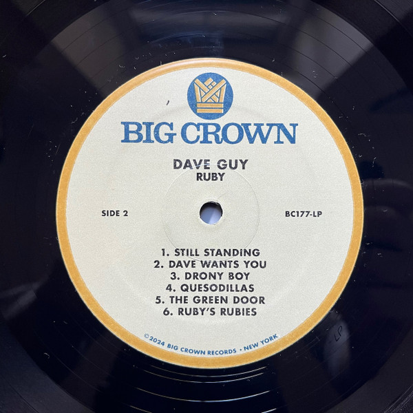 Dave Guy - Ruby | Big Crown Records (BC177-LP) - 3 Dave Guy - Ruby | Big Crown Records (BC177-LP) - 3